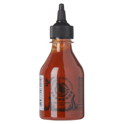 Sriracha chilisaus black out