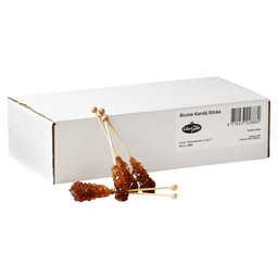 Kandijsuiker candy stick bruin