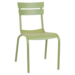 Elvi stoel – alu – olijfgroen