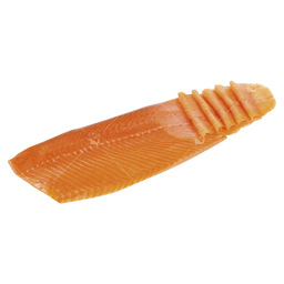 Smoked salmon side sliced vishuis