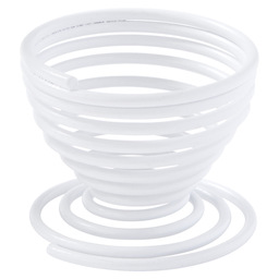 Point-virgule wire egg cup white 5x5x5cm