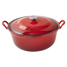Frying pan 32 cm faitout cherry red