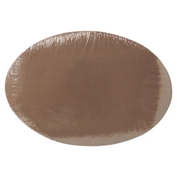 Sous-tasse papier brun ovale 24 x 16 bor