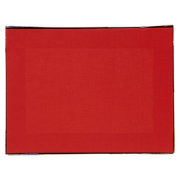 Placemat dunicel linnea 30x40cm rood
