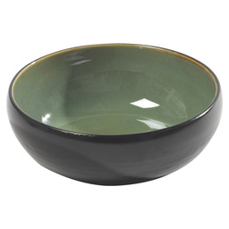 Bowl round 16x5cm pure l.green/black