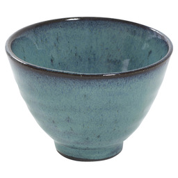 Bowl conical 11x7.5 cm aqua blue