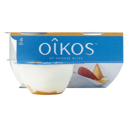 Greek yoghurt peach 4x115gr