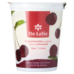 De lelie yoghurt, black cherry