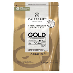 Gold karamel chocolade callets