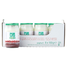 Yoghurt raspberry bio 150gr purnatur