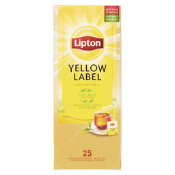 Tea yellow label