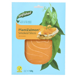 Unfished plantzalmon gerookt