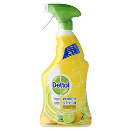 Dettol power & fresh spray lemon