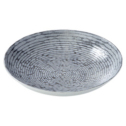Coupe pasta bord 26cm circle grigio