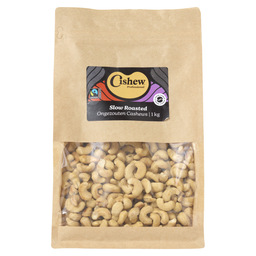 Slow roasted - unsalted cashews