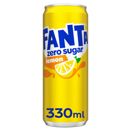 Fanta lemon  zero sugar 33cl sleek