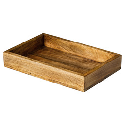 Rectangular wooden serving plate 30x20x5