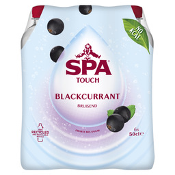 Spa touch sparkling blackcurrent 50cl pe