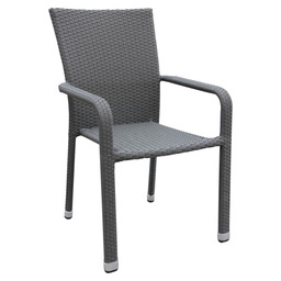 Modus terrace chair -antracite fl. weav.