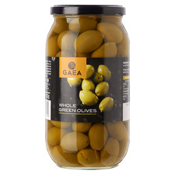 Whole green olives