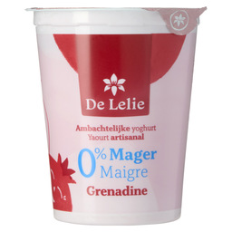 Lowfat yoghurt grenadine