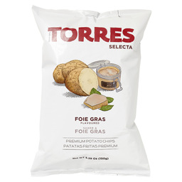 Kartoffelchips mit foie gras-geschmack
