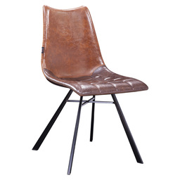 Riley chair – l.brown/d.brown