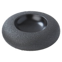 Donut bord vulcano zwart 17x5,3cm