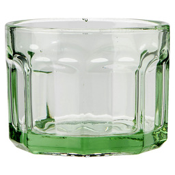 Amuseglas 16cl-8x6cm tranpsarant groen