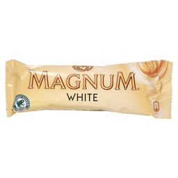 Ice cream magnum white