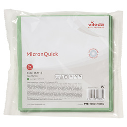 Microfibre cloth micronquick green