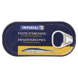 Anchovy filets in sunflower oil