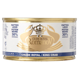 Crabe royal 30% pattes