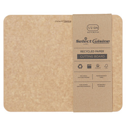 Snijplank recycled paper 1/2 gn naturel