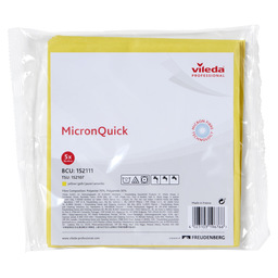 Microfibre cloth micronquick yellow