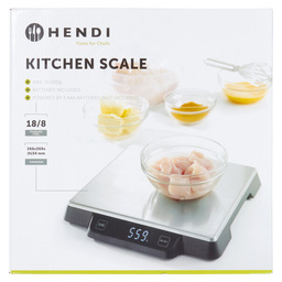 Kitchen scale up to 15 kg 1 g graduation