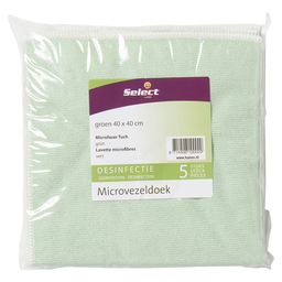 Micro fiber cloth green, 40x40cm