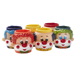 Kiddies mug with handle clown ass.