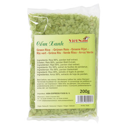 Green flat rice com dep xanh
