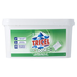 Tricel pods powder dose wit