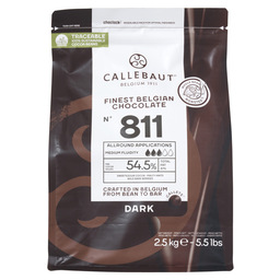 811 Donkere chocolade callets