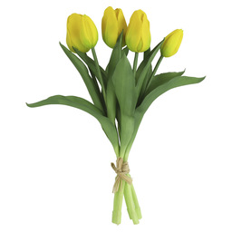Bouquet de tulipes jaune