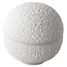 Vulcanic ball bowl white medium 7 cm
