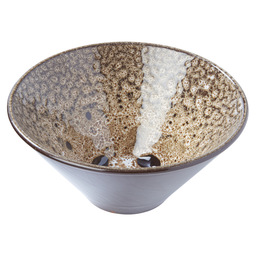 Dish 15 conical white sabana