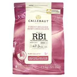 RB1 Ruby chocolade callets