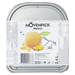 Ice mango sorbet movenpick