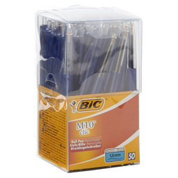 Bic m10 ballpoint blue clic medium