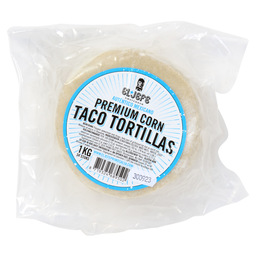 Soft white taco tortilla