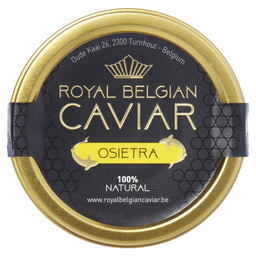 Königlicher belgischer kaviar - osietra