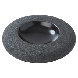 Donut bord vulcano zwart 22x5,3cm